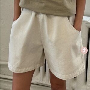 Le Bon Shoppe CITY SHORTS - NATUREL Size L